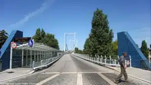 La passerelle mobile de Leixões ne sera immobilisée pour des travaux qu'en 2026.
