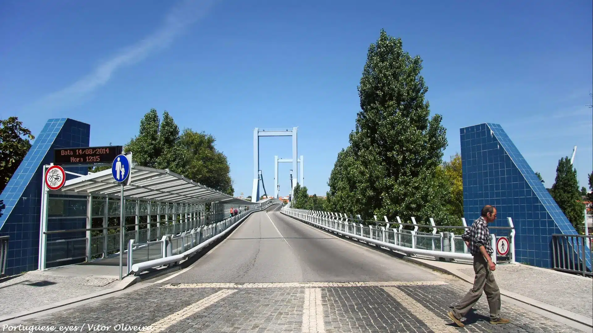 La passerelle mobile de Leixões ne sera immobilisée pour des travaux qu'en 2026.