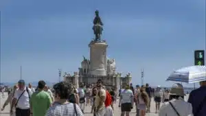 L'automne commence avec une baisse de la température. Mais la pluie On ne la voit pas.