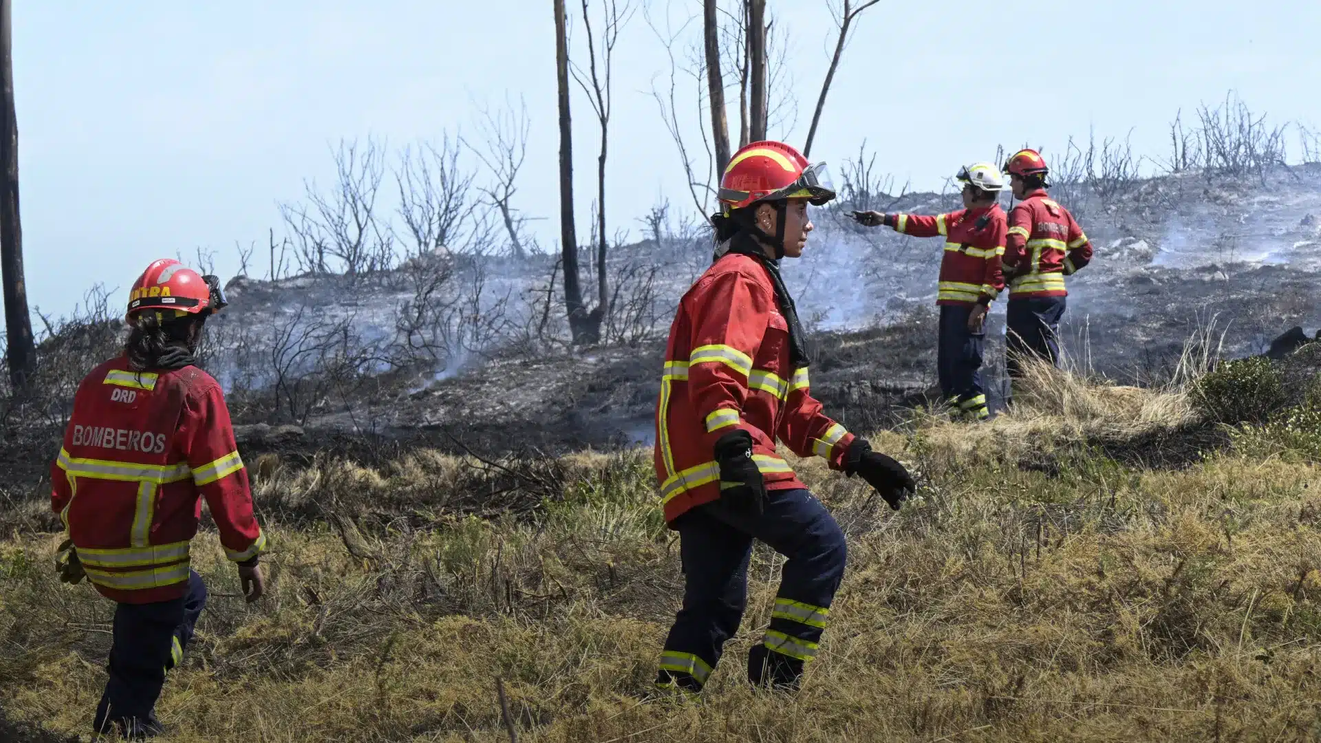Le feu d'Aljezur maintient un front actif et des points préoccupants.