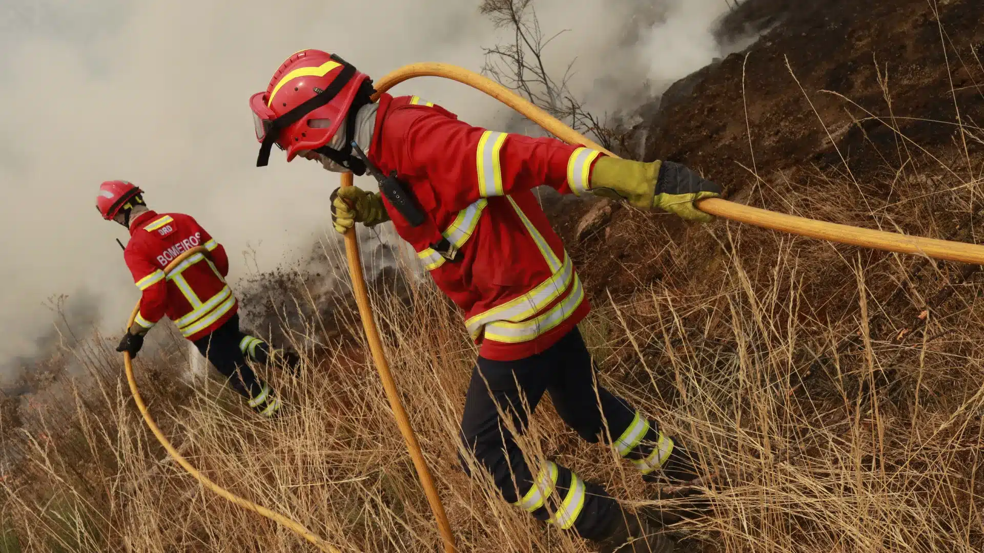 Les équipes de lutte contre le feu à Seia augmentent et les moyens aériens diminuent.