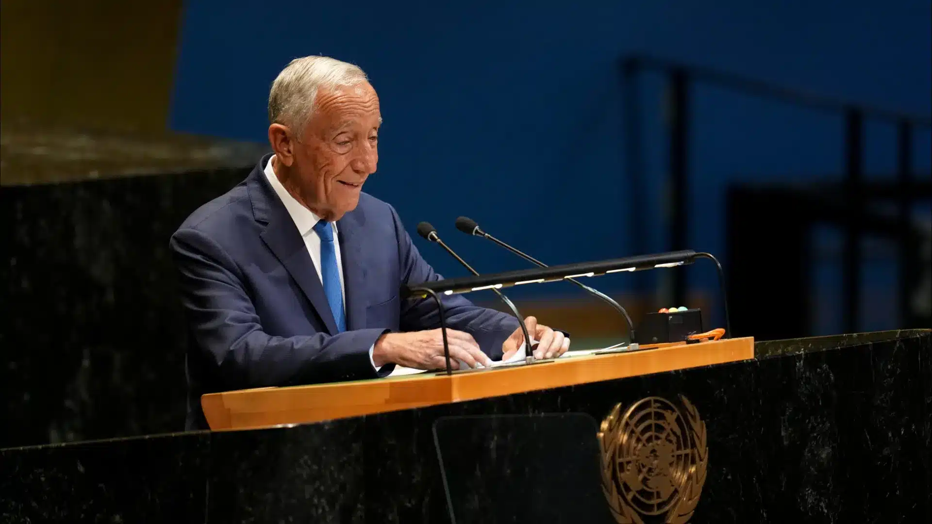 Marcelo prononce aujourd'hui un discours lors du débat ouvert du Conseil de sécurité de l'ONU.
