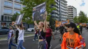 Marche pour les droits de "tous les animaux" à Lisbonne. Les images