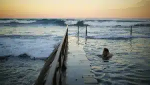 Piscine des Azenhas do Mar, à Sintra, interdite pour des défaillances structurelles.