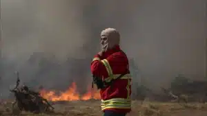 Plus de 680 éléments surveillent le périmètre de l'incendie en Algarve.