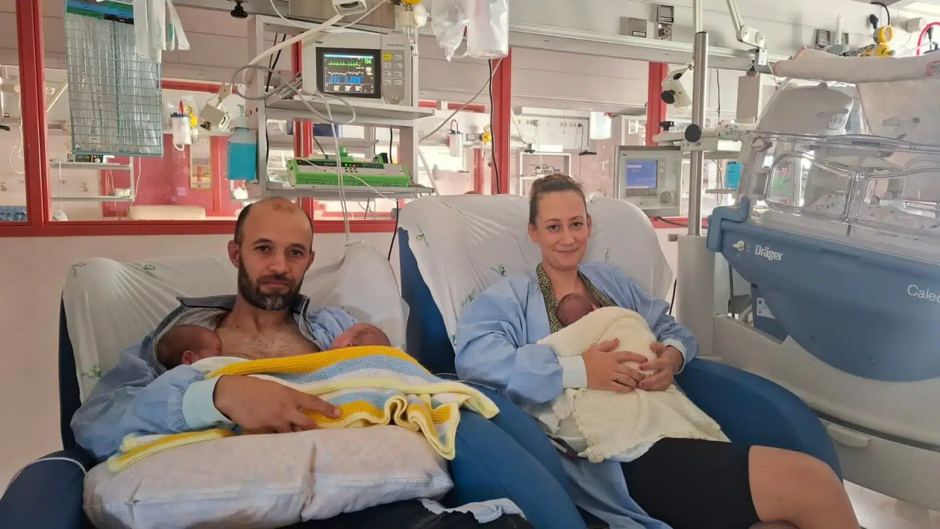 Triplés nés à l'hôpital de Viseu. C'est la première fois en une décennie.