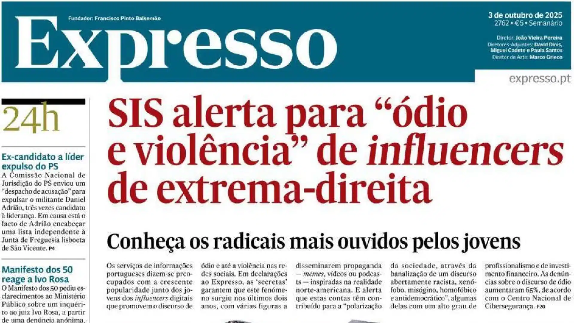 Aujourd'hui à la une : le SIS alerte sur les influenceurs ; Spinumviva a des avantages.