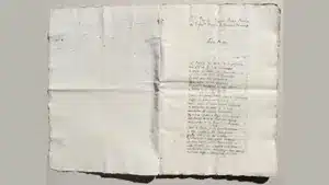Découverte d'un manuscrit inédit avec un poème d'un diplomate portugais