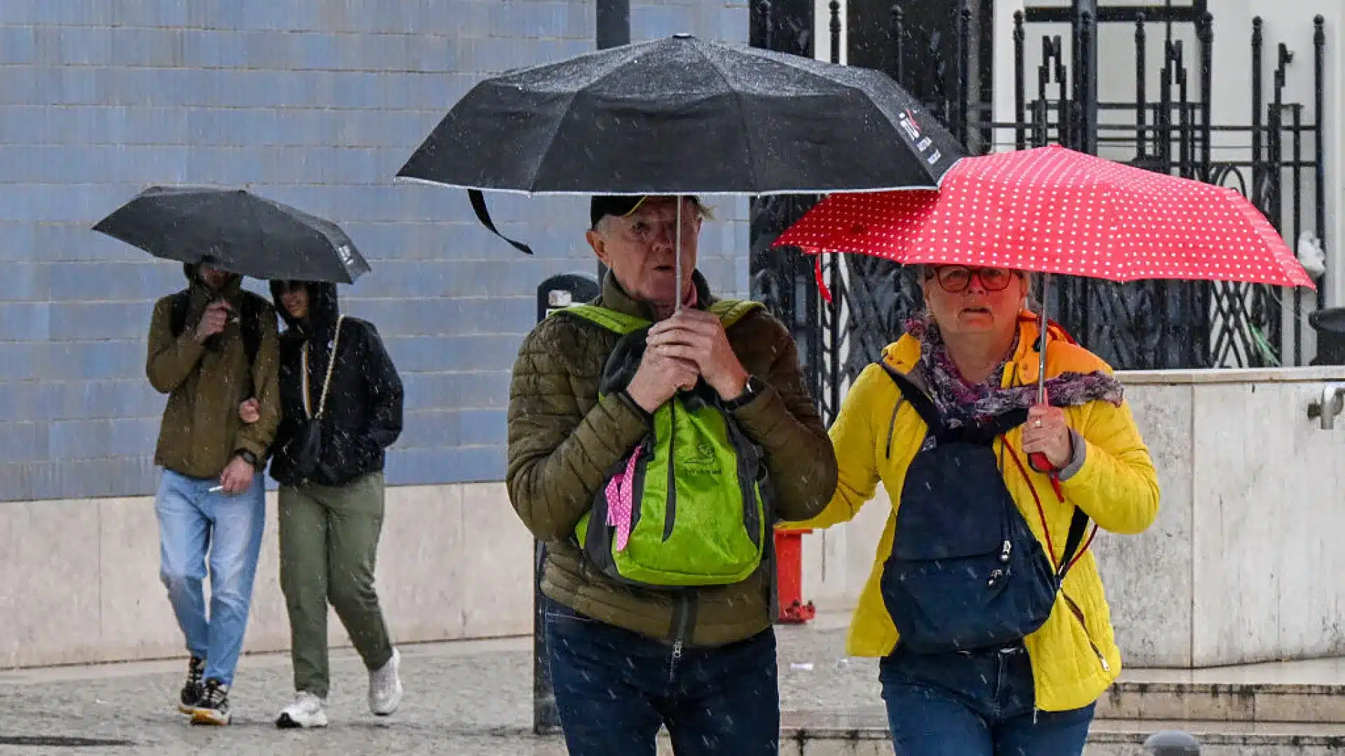 La pluie est arrivée et placera Setúbal, Évora, Beja et Faro en alerte orange.