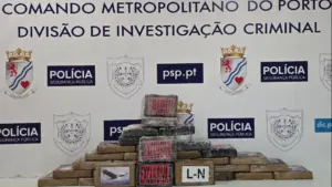 La PSP saisit 40 kg de cocaïne lors des opérations de contrôle dans le Nord.