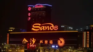 Le bénéfice de l'opérateur à Macao Sands China augmente de 1,5 % au 3e trimestre.