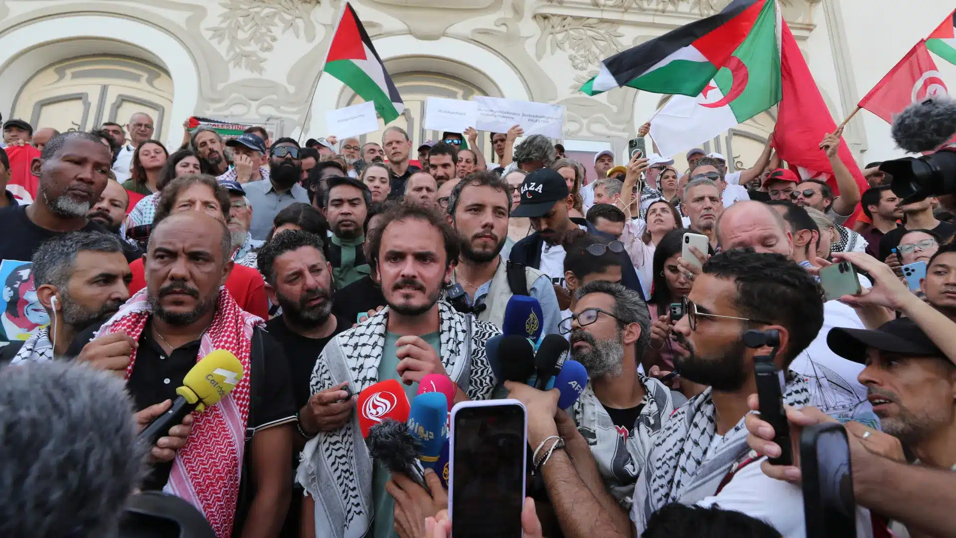 Le militant portugais Miguel Duarte arrêté par les autorités israéliennes.