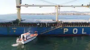 Polonais avec urgence médicale secouru d'un navire marchand au large de Cascais