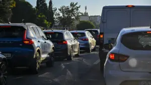 Sortie de l'A5 vers Estoril coupée dans le sens Lisbonne - Cascais.