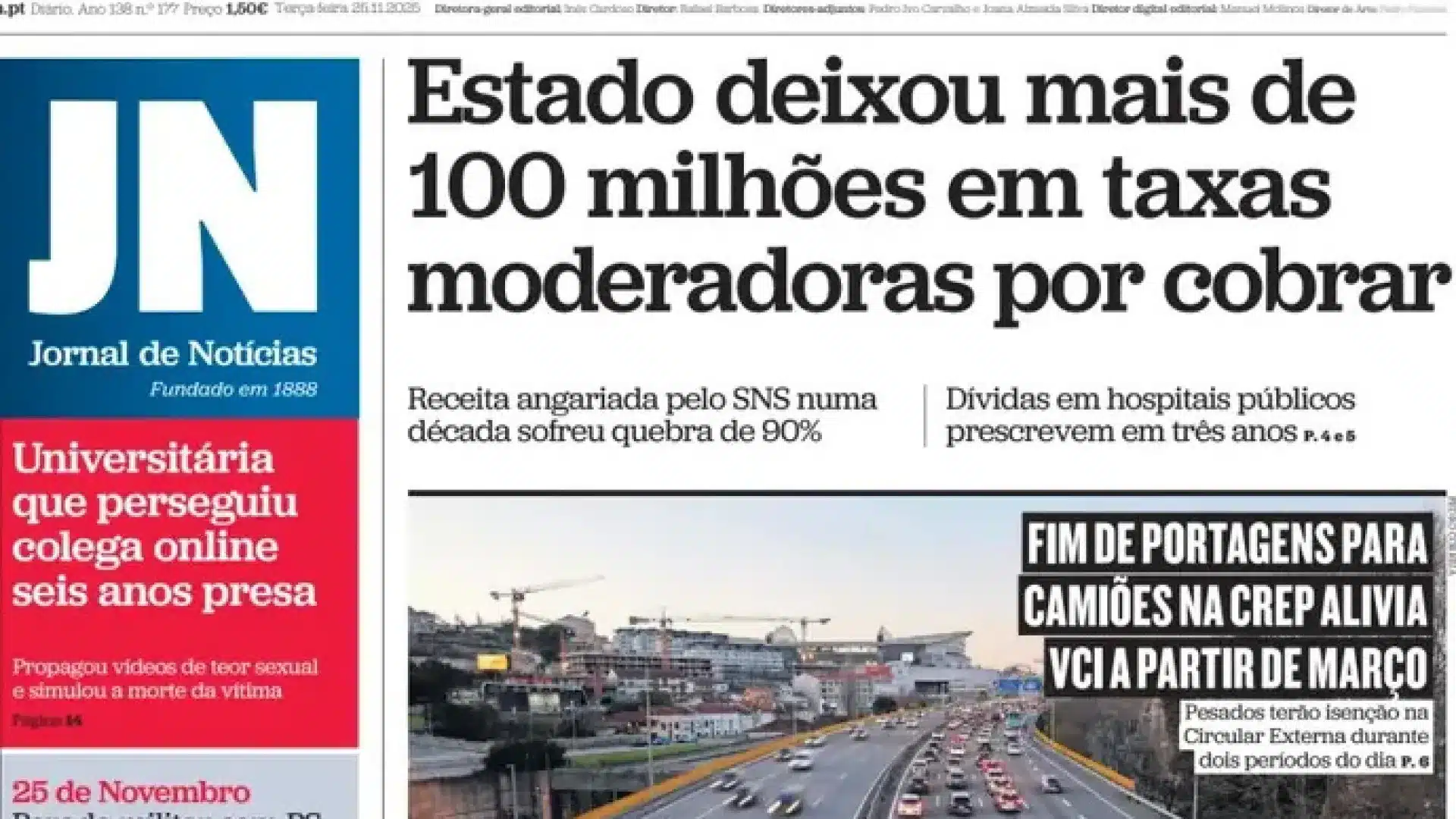 Aujourd'hui à la une : 100 millions à recouvrer ; Prêtre condamné est chauffeur TVDE