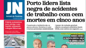 Aujourd'hui à la une : Accidents du travail ? Porto en tête ; 24 arrêtés ici.