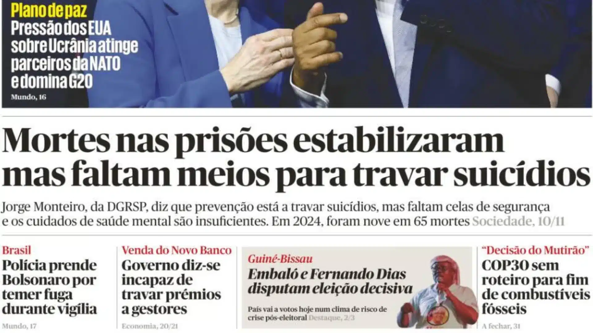 Aujourd'hui à la une : Décès dans les prisons stabilisés; Perte de 2,9 millions/jour