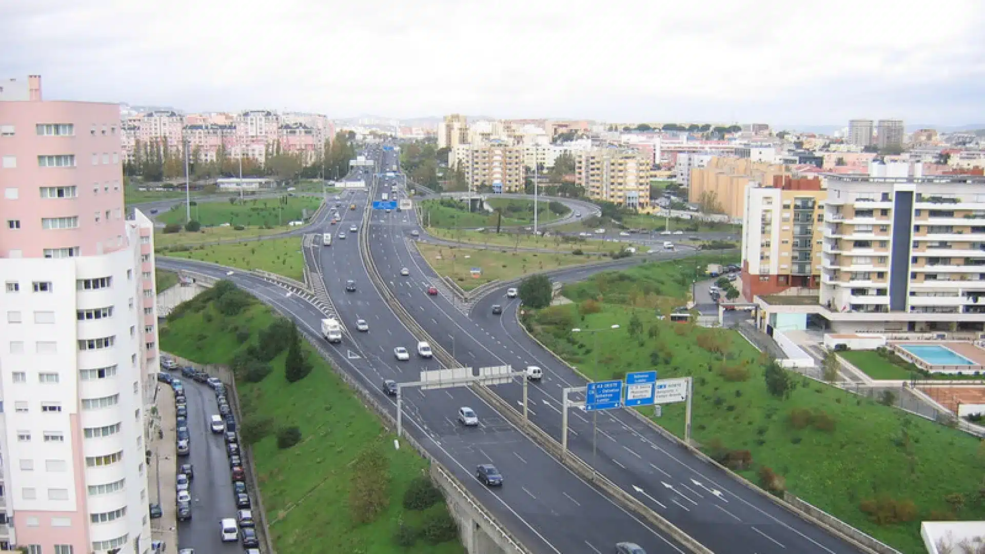 Circulation sur l'axe Nord-Sud à Lisbonne rétablie à 18h16.