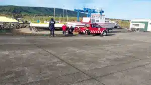 Corps "retrouvé flottant" près du noyau de pêche à Praia da Vitória