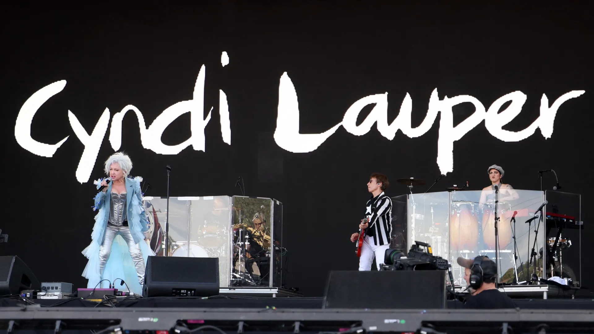 Cyndi Lauper fait ses débuts au Portugal au Rock in Rio Lisboa.