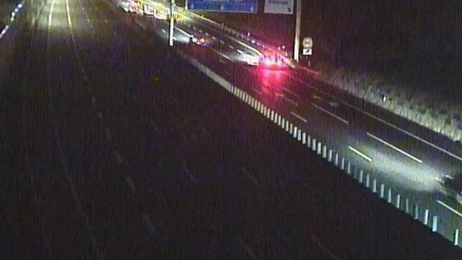 Déviation de poids lourd coupe A1 avant Santa Iria (sens sud-nord)