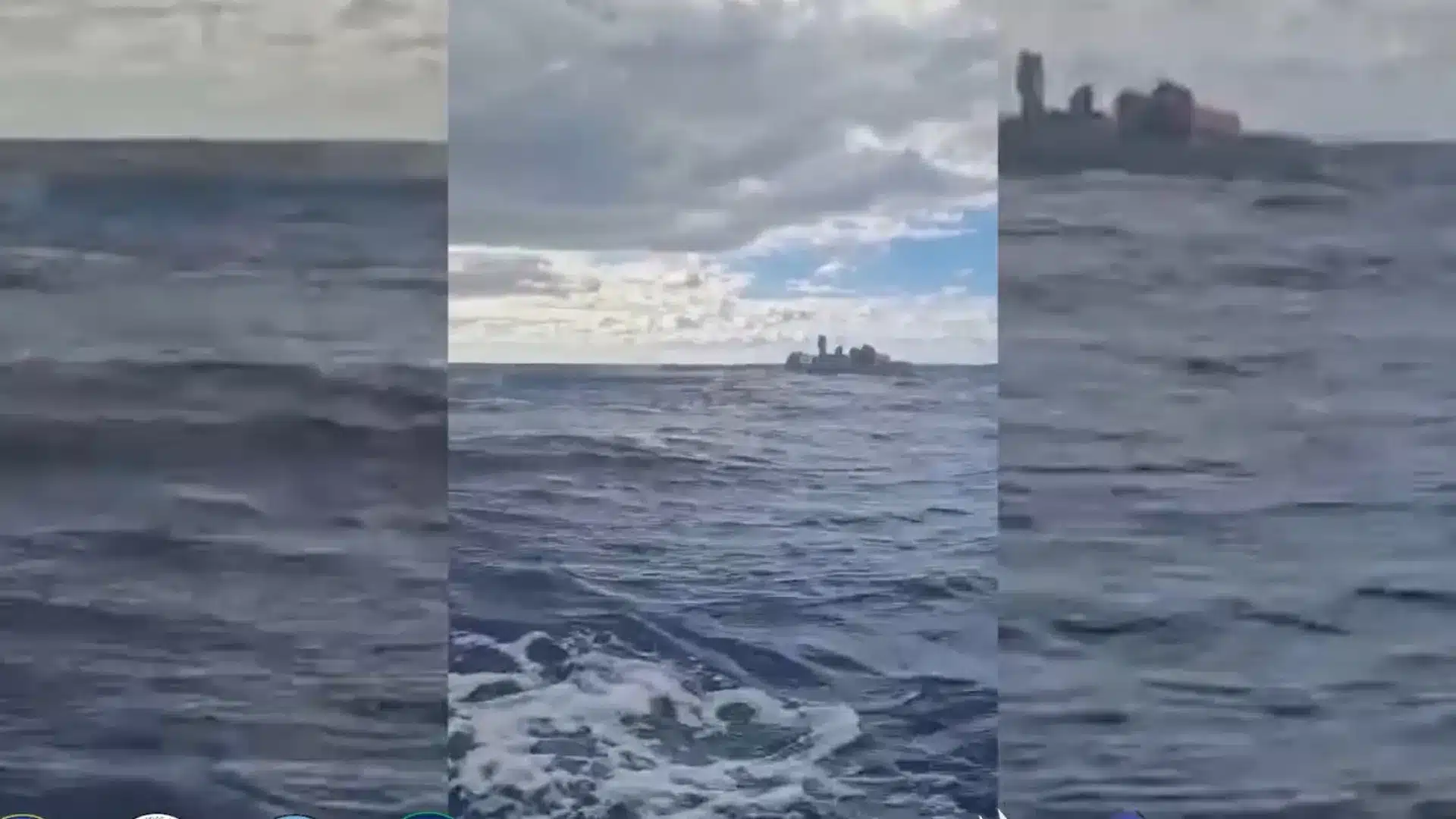 La PJ publie une vidéo d'une opération qui a intercepté un submersible avec de la cocaïne.