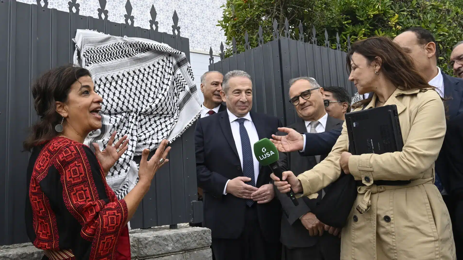 L'ambassadrice palestinienne remercie la reconnaissance du Portugal : "Heureuse"