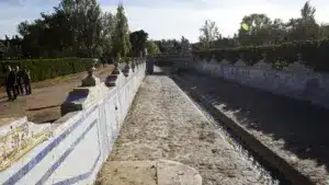 Le canal de carreaux du Palais de Queluz va être réhabilité.