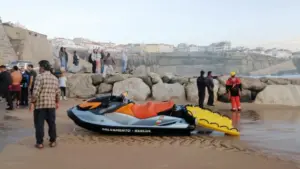 Trois surfeurs aidés à Ericeira après des "difficultés dans l'eau".