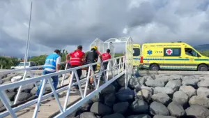 Un Allemand a disparu en faisant de la plongée avec tuba à Madère. Il a été secouru sur une falaise.