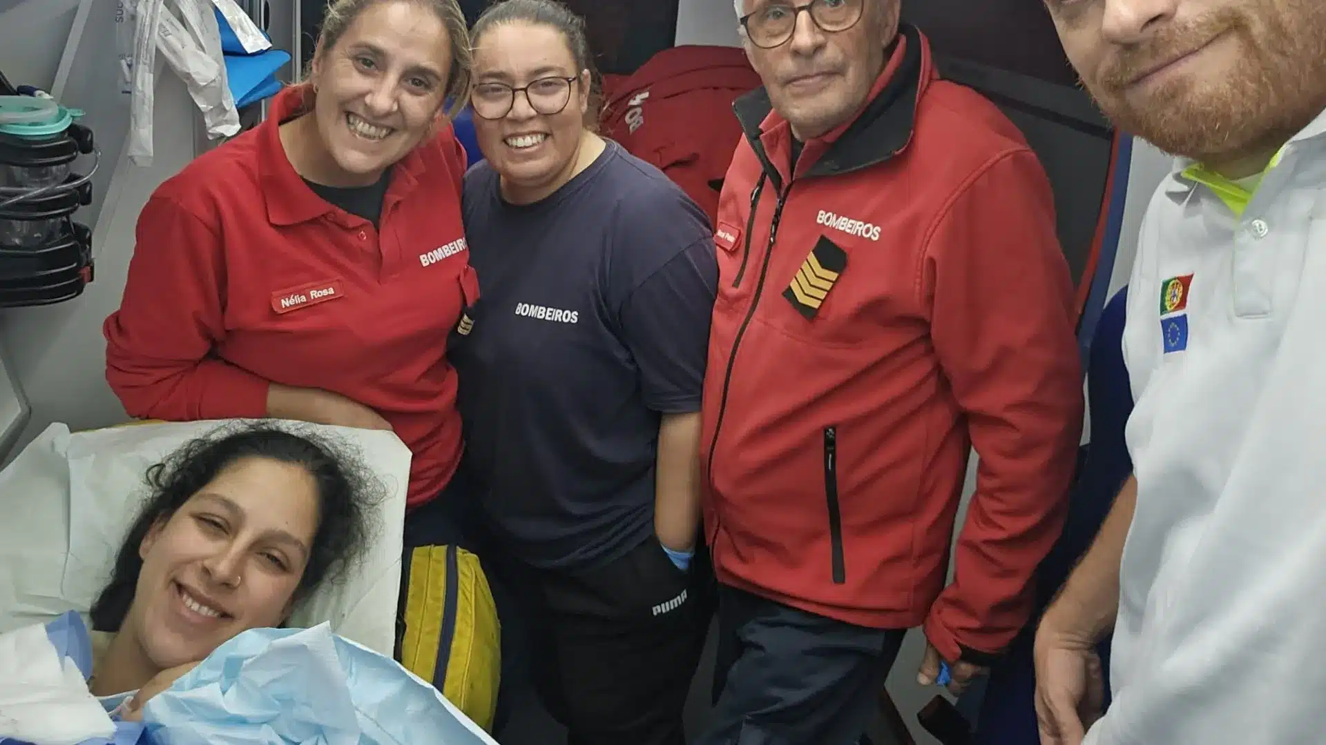 Un bébé naît dans une ambulance à Mértola. "Les eaux ont rompu et ça a dû être fait"