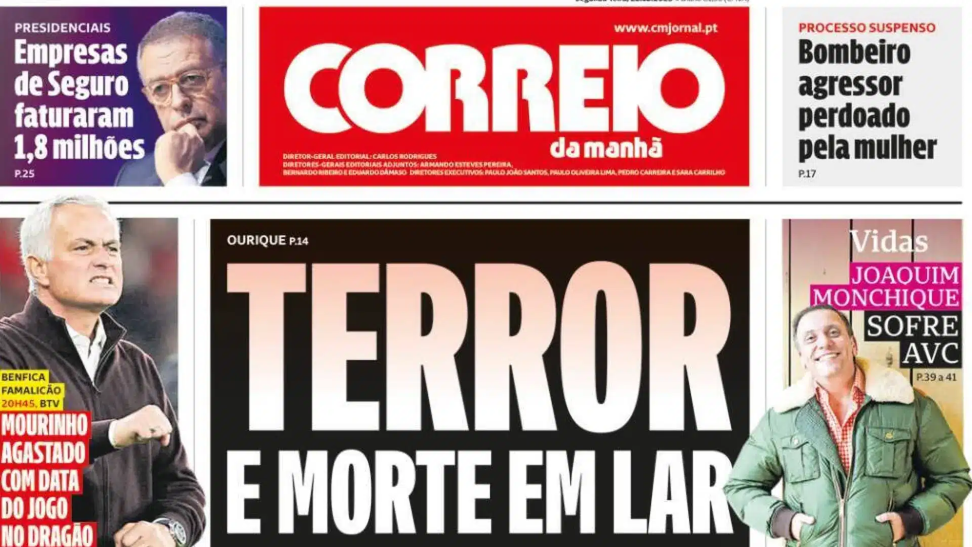 Aujourd'hui à la une : Entreprises d'assurance ? 1,8 million ; Vainqueur moins voté