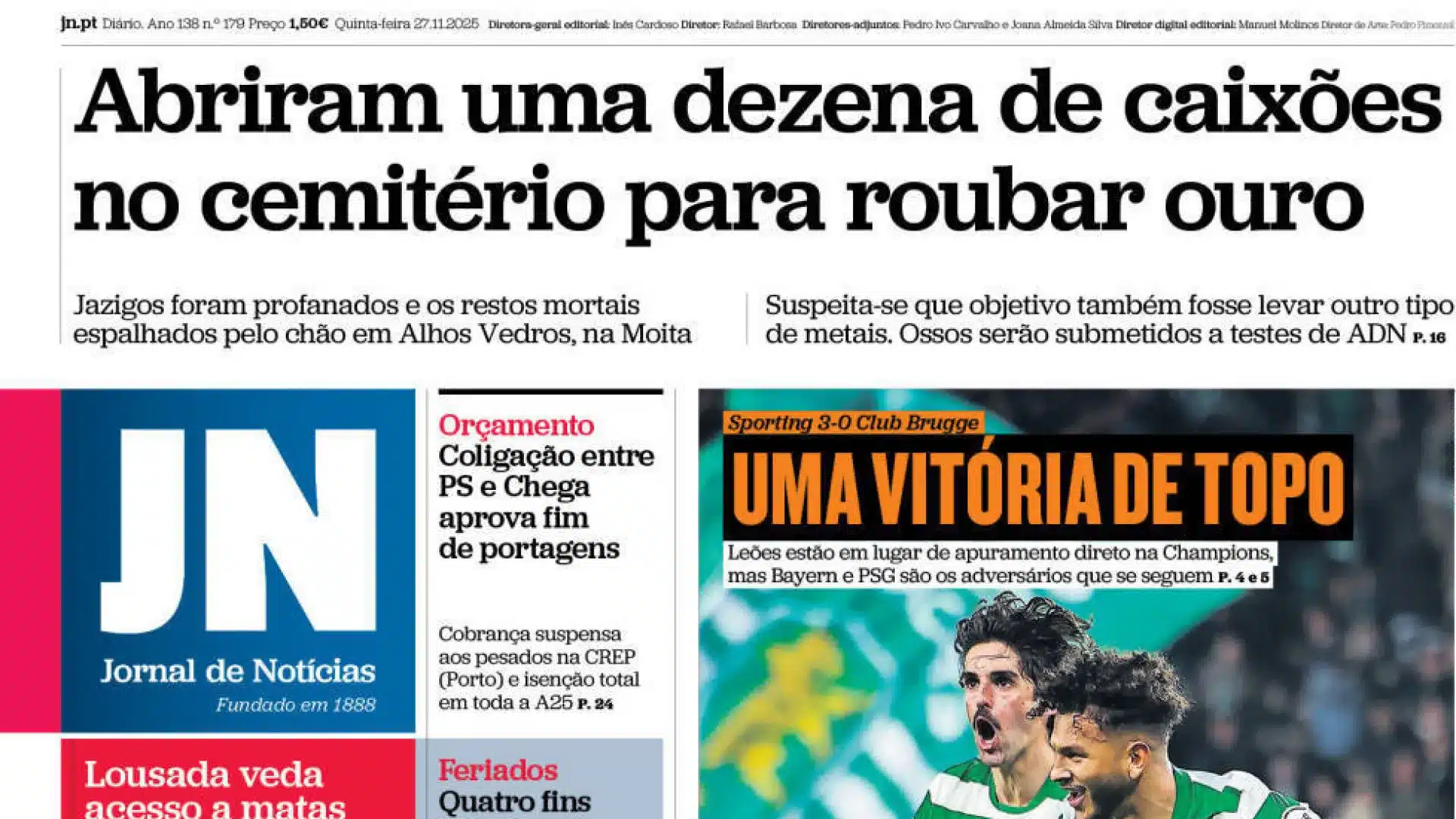 Aujourd'hui en actualités : Ils ouvrent des cercueils pour l'or ; 89 groupes de travail créés