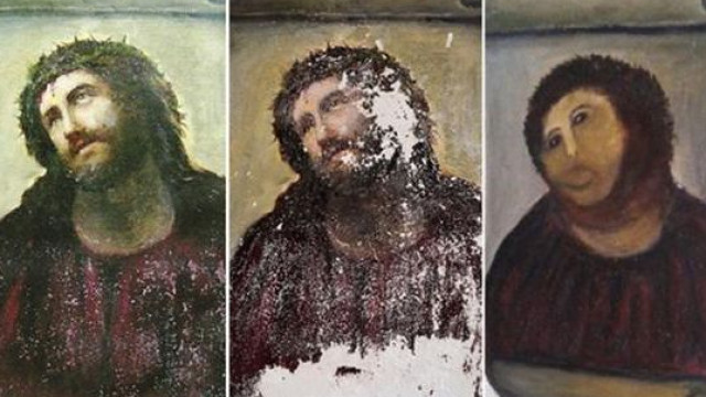 Pior restauro da história atrai milhares a Borja