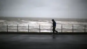Le panorama a changé : la dépression Francis apporte de la pluie le premier jour de l'année.