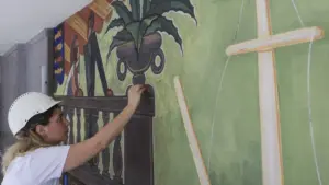 Les fresques d'Almada Negreiros entrent dans une nouvelle phase de restauration.