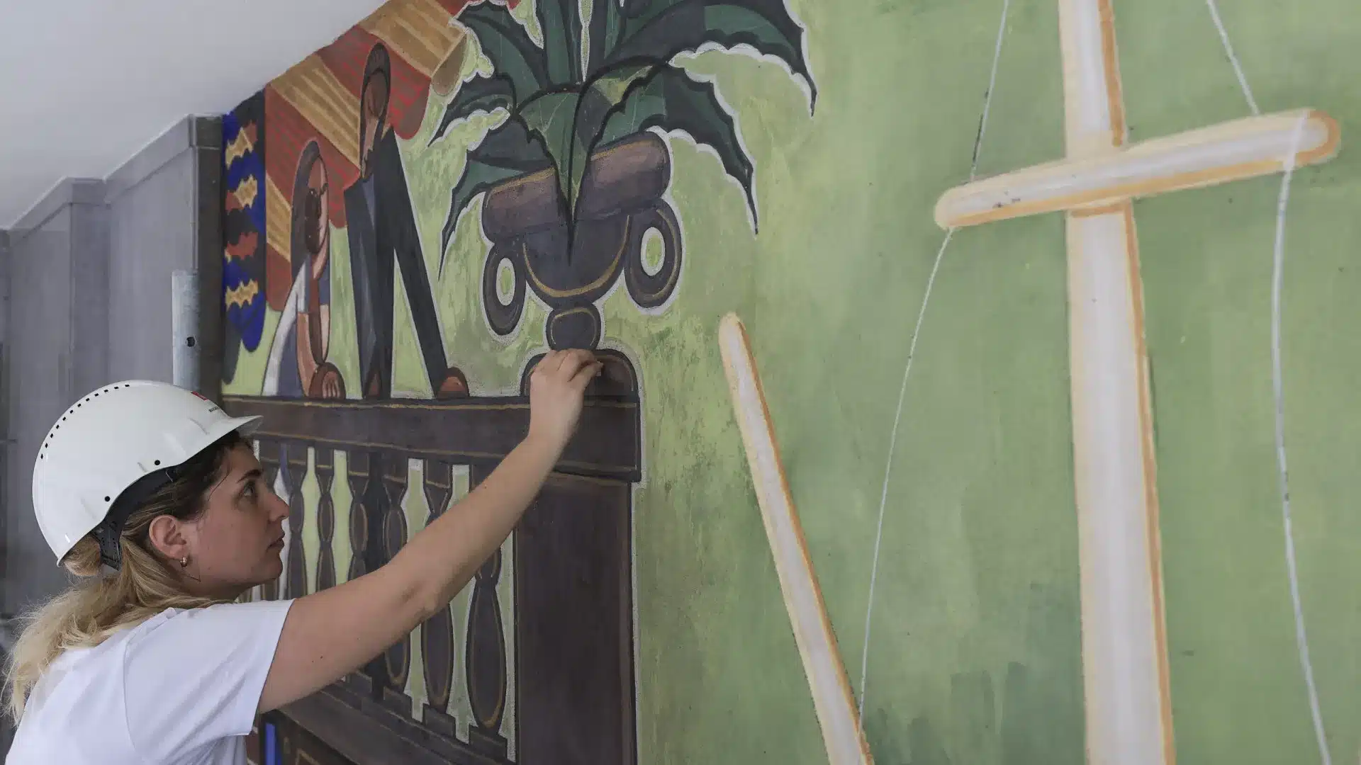 Les fresques d'Almada Negreiros entrent dans une nouvelle phase de restauration.