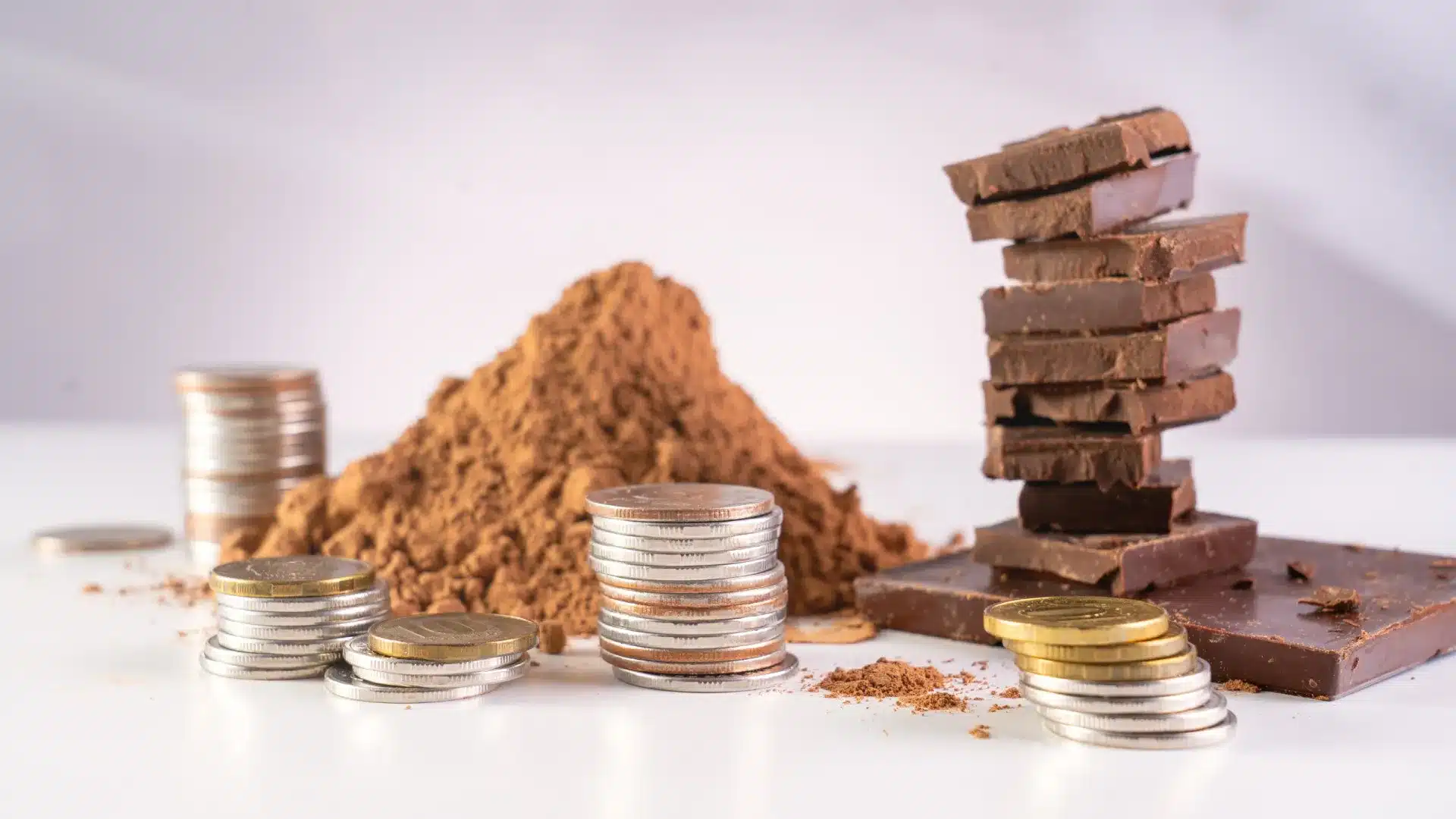 Les prix du cacao ont chuté de 45 % depuis le début de l'année.
