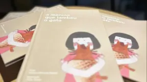 Les revenus du livre "La Fille qui a Léché le Chat" vont à la recherche.