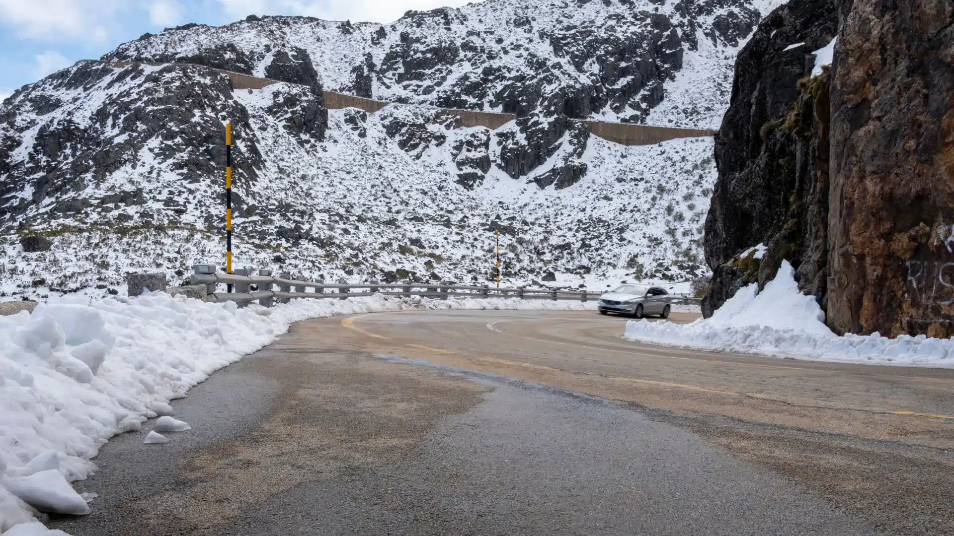 Toutes les routes rouvertes dans la Serra da Estrela.