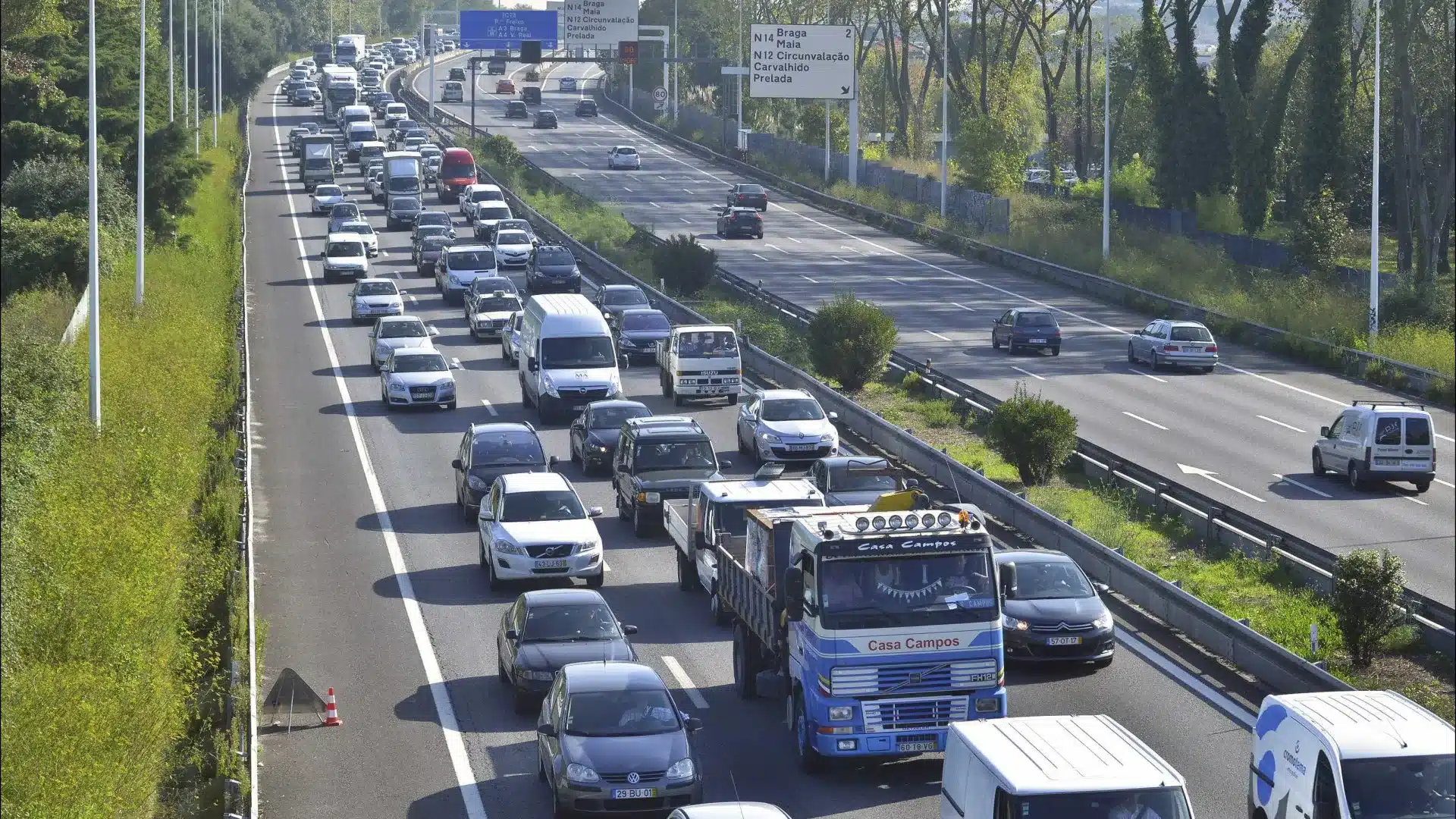 Un groupe de travail étudie les péages ou l'interdiction des poids lourds sur la VCI à Porto.