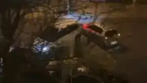 Un homme poursuit et percute la voiture de son ex et de leurs enfants mineurs aux Olivais.