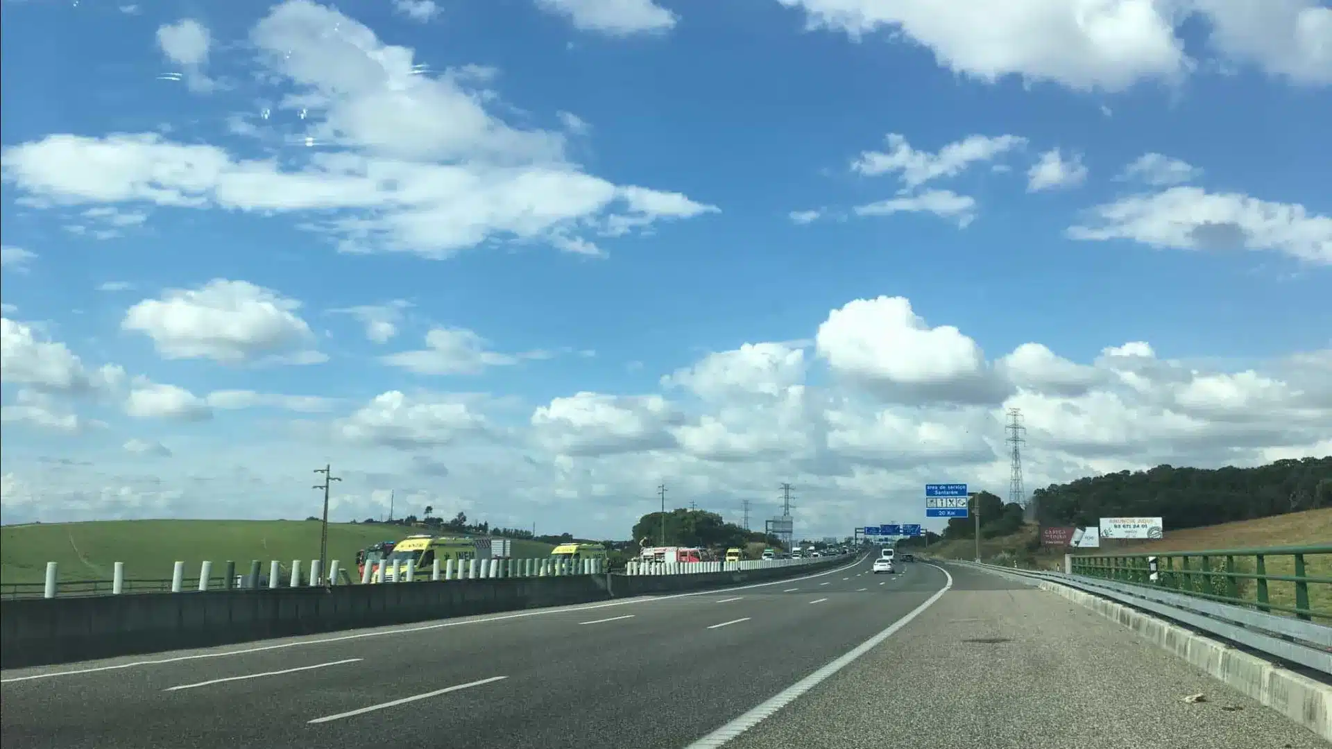 A1 rouverte dans les deux sens dans la zone de Leiria