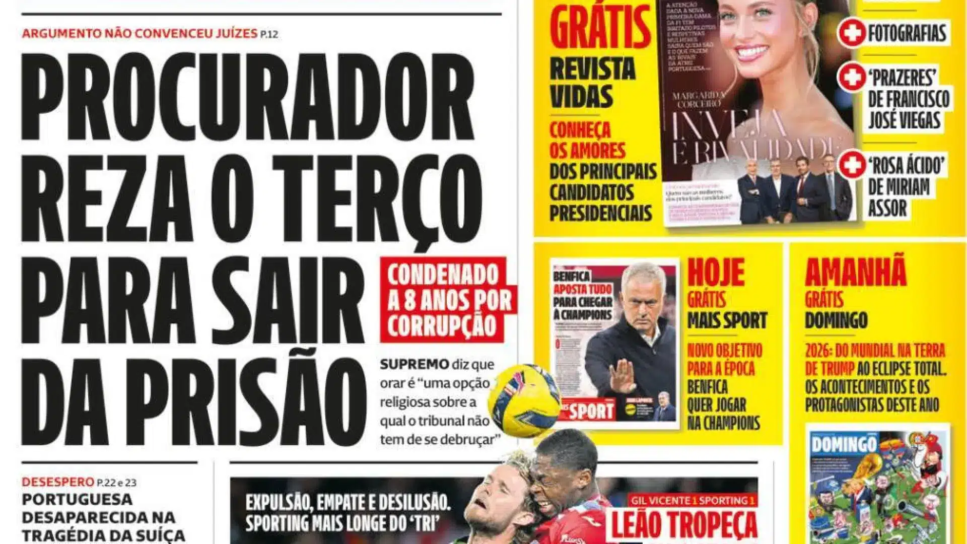 Aujourd'hui à la une : Prières pour sortir de prison ; Mairies avec fonds gelés