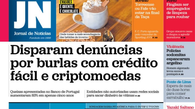 Aujourd'hui à la une : Restaurants en crise ; Les Portugais achètent moins de motos