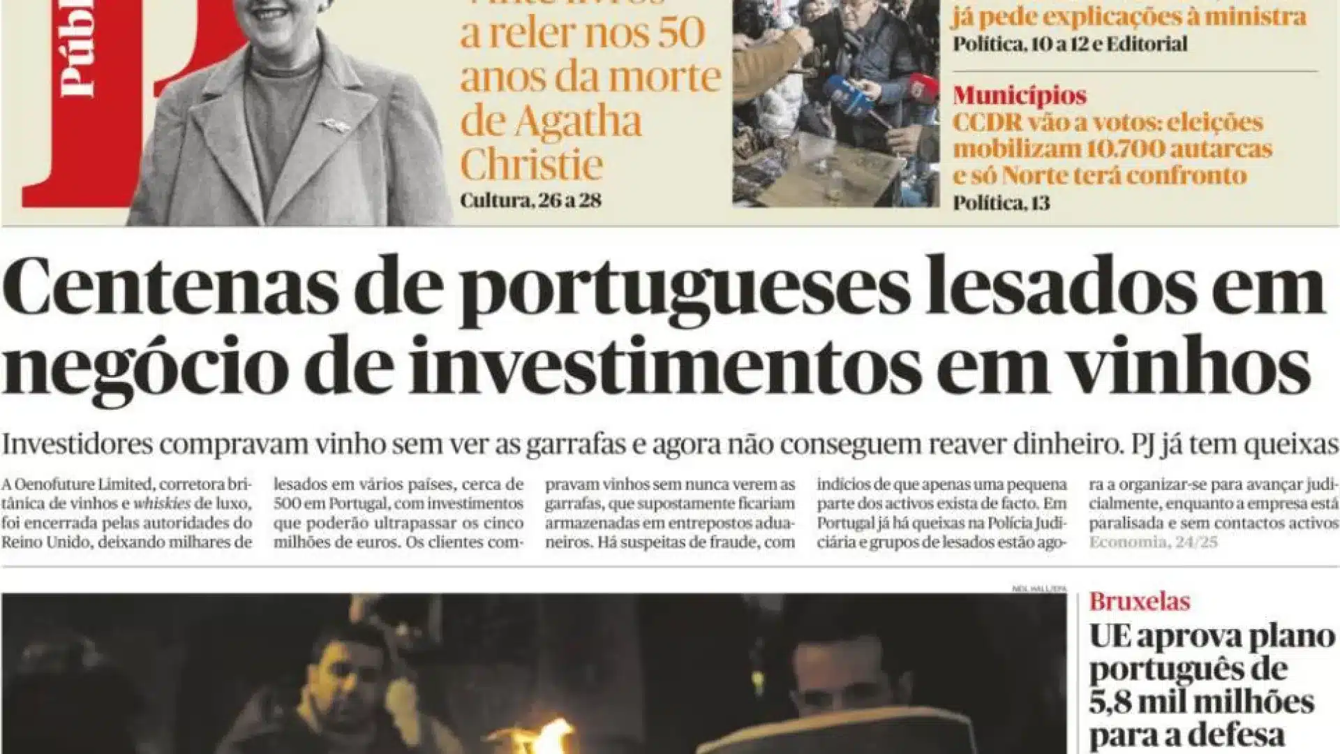 Aujourd'hui à la une : Victimes dans une affaire de vins ; ADN piège la patronne