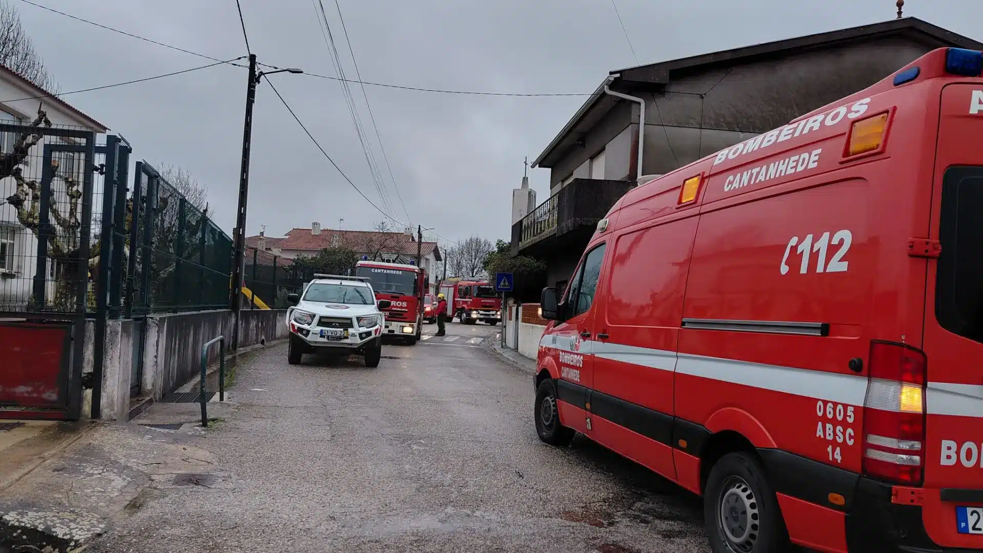 École évacuée à Cantanhede en raison d'un incendie en annexe.