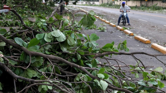 Écoles fermées à Pombal. La majeure partie de la commune est sans électricité.