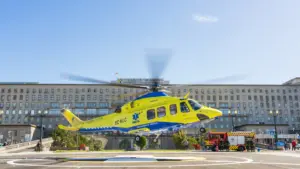 Il y a eu plus de 200 atterrissages en 10 mois à l'héliport de Santa Maria.