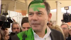 La cour confirme la condamnation de l'activiste qui a jeté de la peinture sur Montenegro.